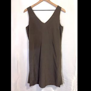 Cynthia Rowley Grey Silk Mini Slip Dress - Size 4